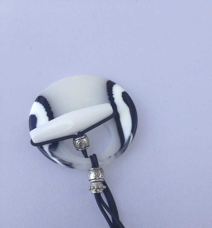 Black and White Hair Tie