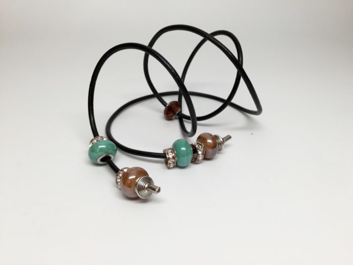 Leather Hair Tie - Handmade - Fabulous Jewels - Image 6