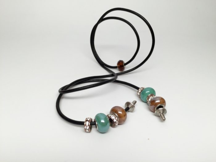 Leather Hair Tie - Handmade - Fabulous Jewels - Image 5