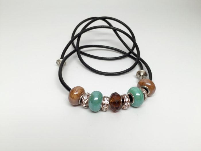 Leather Hair Tie - Handmade - Fabulous Jewels - Image 4