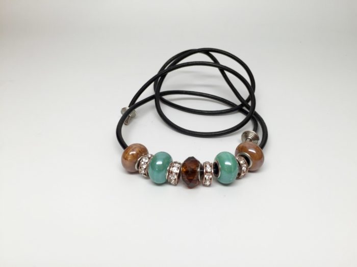 Leather Hair Tie - Handmade - Fabulous Jewels - Image 3