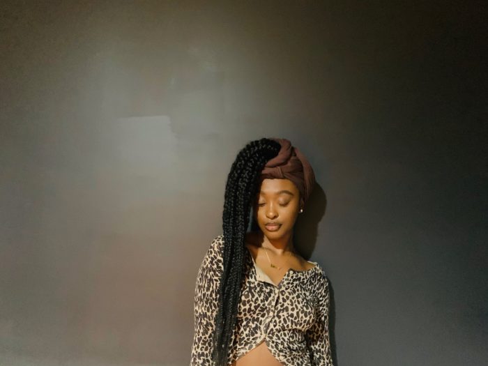 Head Wrap - Brown - Image 2