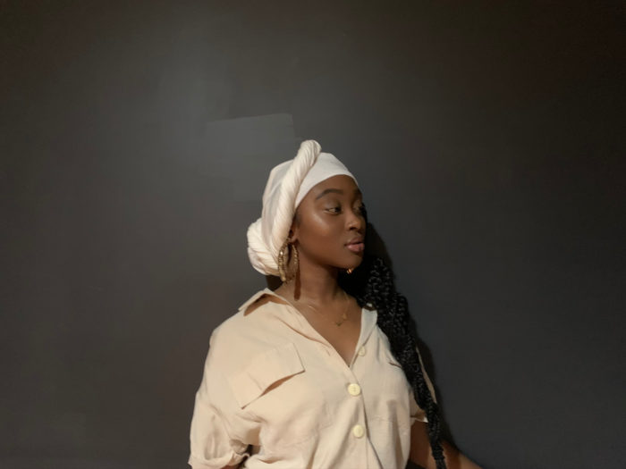 Head Wrap - Beige - Image 4