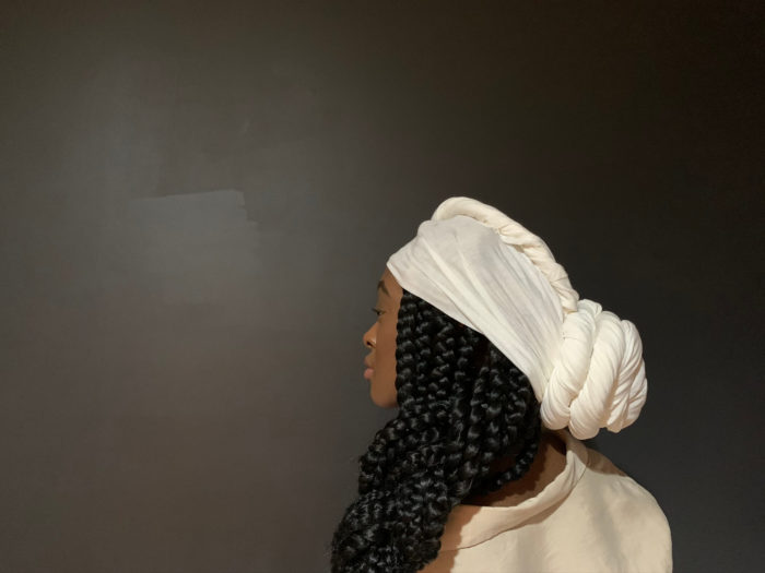 Head Wrap - Beige - Image 5