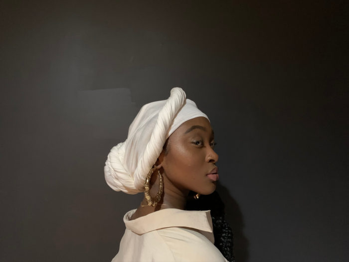 Head Wrap - Beige - Image 2