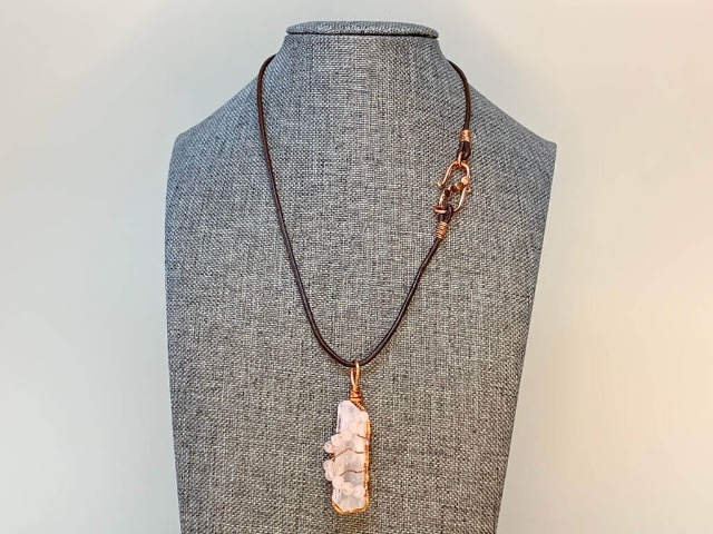 Danburite crystal necklace