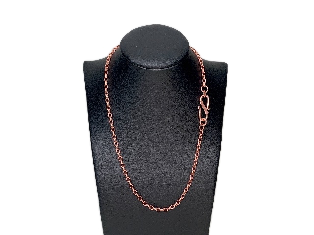 pure copper chain necklace jewelry