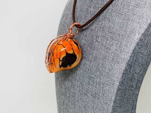 From nature tagua nut wire wrapped jewelry
